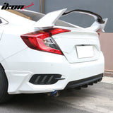 Universal Rear Bumper Diffuser Shark Fin 2PCS Design 33 PP