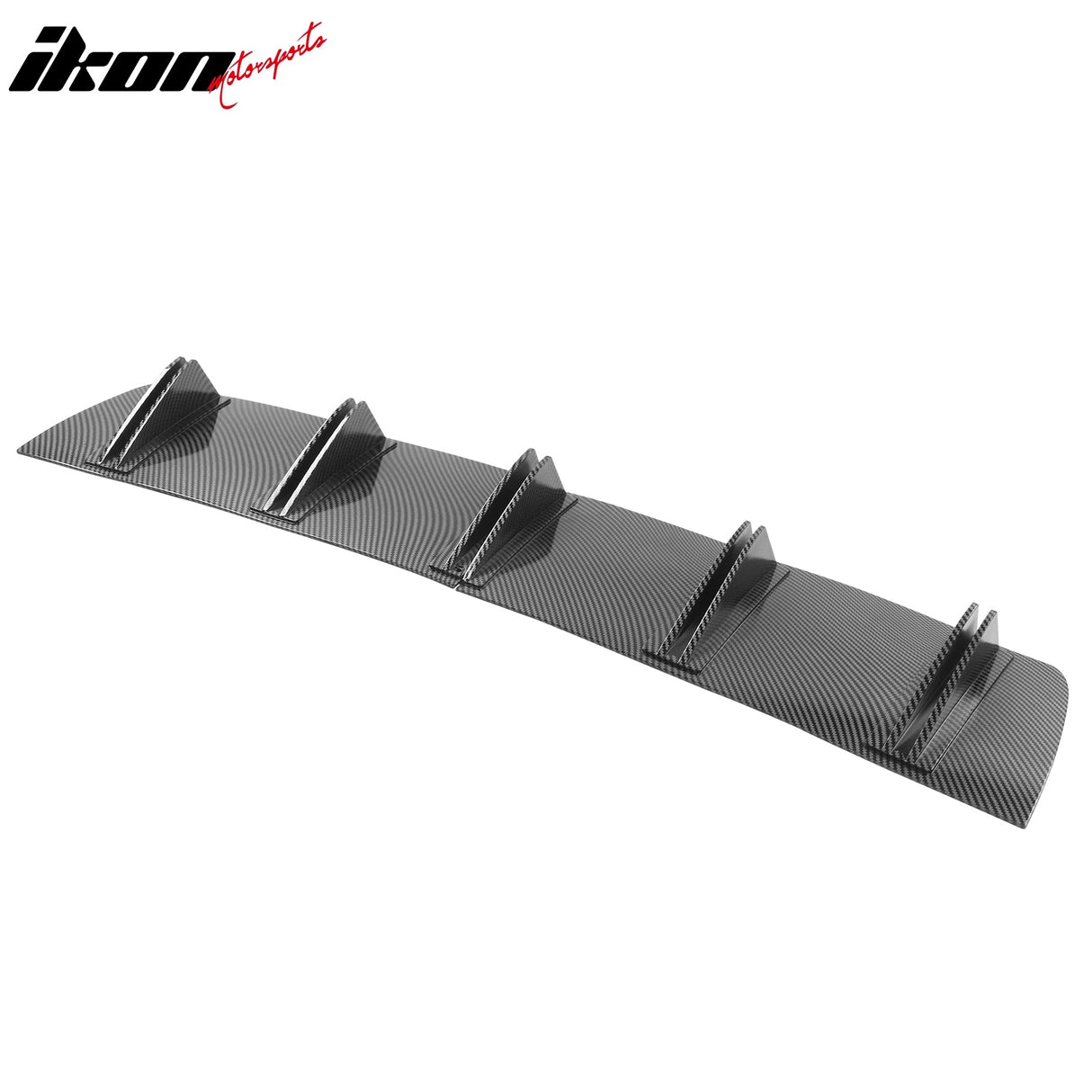 Universal Rear Bumper Diffuser Shark Fin 2PCS Design 33 PP