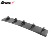 Universal Rear Bumper Diffuser Shark Fin 2PCS Design 33 PP