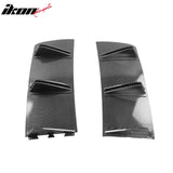Universal Rear Bumper Diffuser Shark Fin 2PCS Design 33 PP