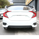 Universal Rear Bumper Diffuser Shark Fin 2PCS Design 33 PP