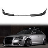 2006-2009 Audi A3 Euro Style Black Front Lip Spoiler & Splitter PU