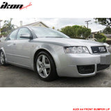 2002-2005 Audi A4 B6 V-style Unpainted Black Front Lip Splitter PU