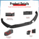 2017–2018 Audi S4 A4 Quattro B9 IKON Style Carbon Fiber Print Front Bumper Lip Spoiler PP