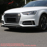 2017–2018 Audi S4 A4 Quattro B9 IKON Style Carbon Fiber Print Front Bumper Lip Spoiler PP