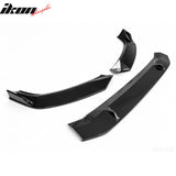 2017–2018 Audi S4 A4 Quattro B9 IKON Style Gloss Black Front Bumper Lip Spoiler PP