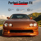 1994-1997 Acura Integra TR2 Style Unpainted Front Bumper Lip Chin PU