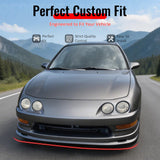 1998-2001 Acura Integra Mugen Style Unpainted Front Bumper Lip Chin PU