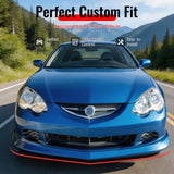 2002-2004 Acura RSX Mugen Style Unpainted Front Bumper Lip Spoiler PU