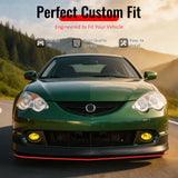 2002-2004 Acura RSX Type R/TR Style Unpainted Front Bumper Lip Chin PU