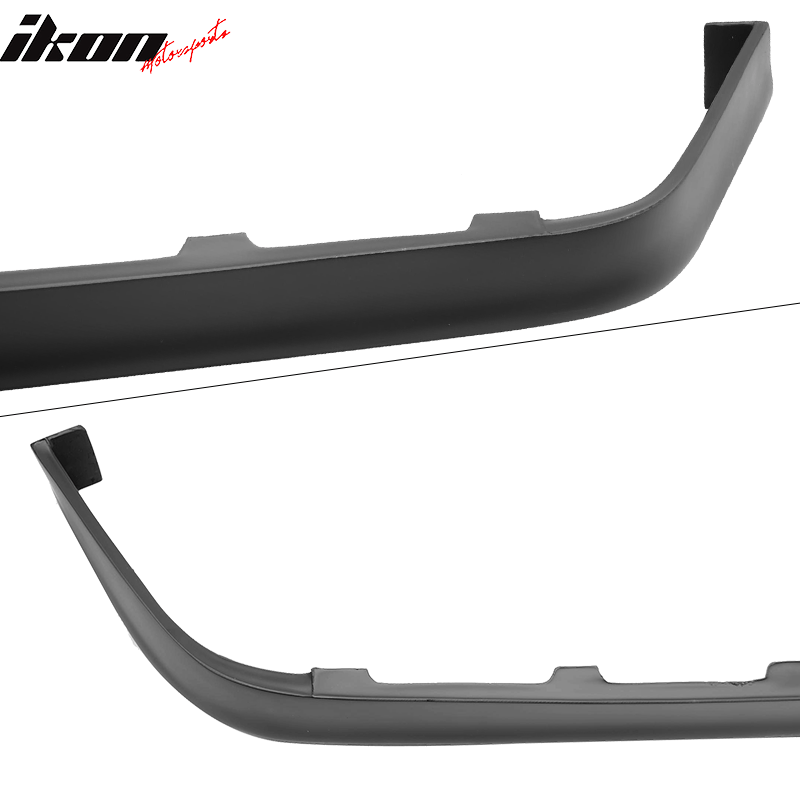 1990-1991 Acura Integra JDP Style Unpainted Black Front Bumper Lip PU
