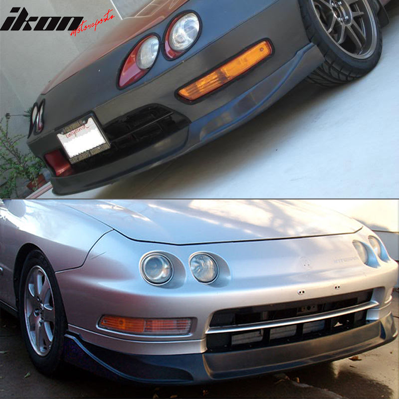 1998-2001 Acura Integra Concept Style Unpainted Front Bumper Lip PU