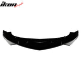 2017-2026 Alfa Romeo Giulia Sport Line IKON Style Front Bumper Lip 3PCS Gloss Black