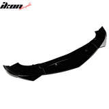 2017-2026 Alfa Romeo Giulia Sport Line IKON Style Front Bumper Lip 3PCS Gloss Black