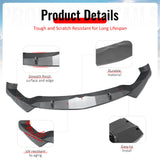 2017-2026 Alfa Romeo Stelvio IKON Style Front Bumper Lip Carbon Fiber Print 3PC