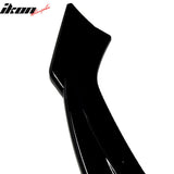 2023-2026 Alfa Romeo Tonale Gloss Black 3PCS Front Bumper Lip ABS - IKON Style