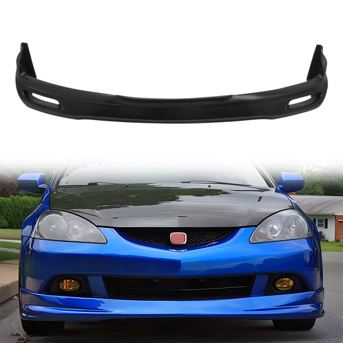 2004-2006 Acura TL Sedan JDM Style Unpainted Front Lip Splitter PU