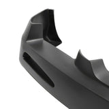 2004-2005 Acura TSX 4DR JDM Style Unpainted Black Front Bumper Lip PU