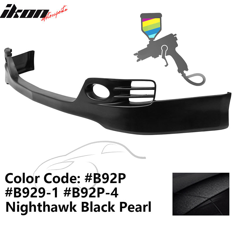 2006-2008 Acura TSX EURO-R Style Front Bumper Lip Painted