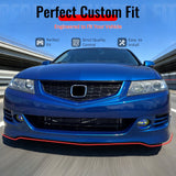2006-2008 Acura TSX Unpainted Front Bumper Lip Lower Air Dam Spoiler PU 3PCS