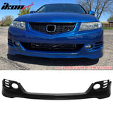 2006-2008 Acura TSX Unpainted Front Bumper Lip Lower Air Dam Spoiler PU 3PCS