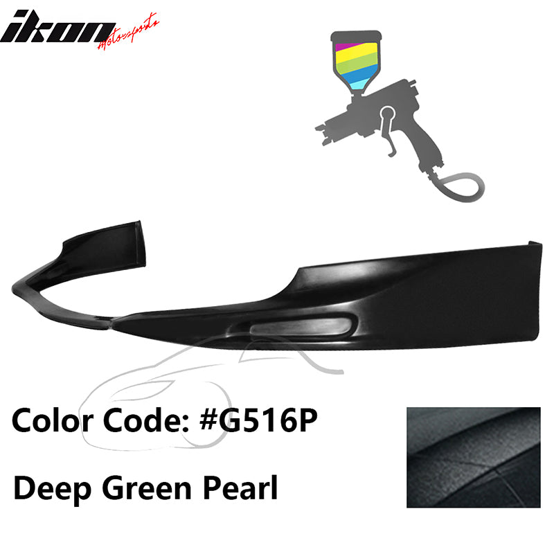 2009-2010 Acura TSX CU1 JDM Style Front Bumper Lip PU Painted