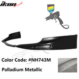 2009-2010 Acura TSX CU1 JDM Style Front Bumper Lip PU Painted