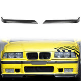 1994-1999 BMW E36 M3 Unpainted Black Add On Front Lip Splitter PU