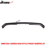 1992-1998 BMW E36 3-Series Unpainted Black Front Bumper Lip PU