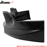 2004-2006 BMW E46 3-Series LCI AC Style Unpainted Front Bumper Lip PU