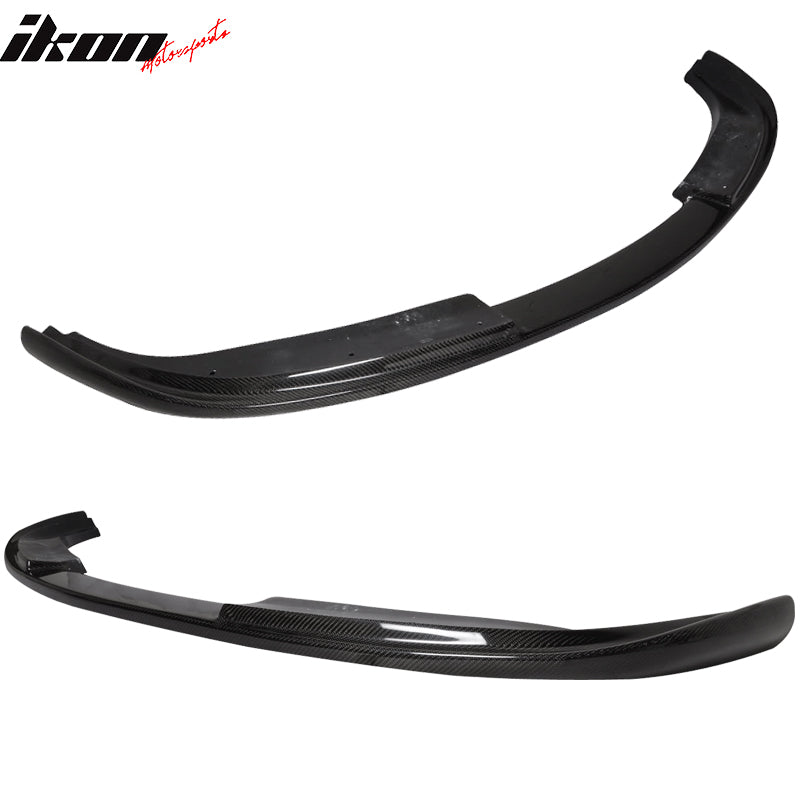 2008-2010 BMW E60 5 Series LCI Front Bumper Lip Matte Carbon Fiber