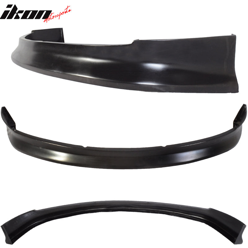 2004-2010 BMW E60 5 Series Sedan Unpainted Black Front Bumper Lip PU