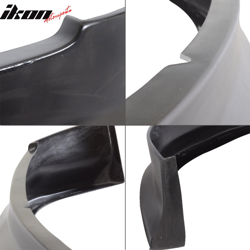 2004-2010 BMW E60 5 Series Sedan Unpainted Black Front Bumper Lip PU