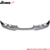 2004-2007 BMW E60 Painted #354 Titanium Silver Metallic Front Lip PU