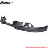 2004-2007 BMW E60 Painted #A08 Sterling Silver Metallic Front Lip PU