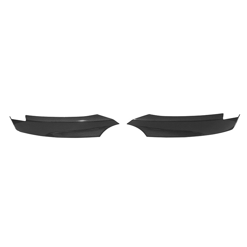 2008-2013 BMW E82 E88 M Sport Carbon Fiber Print Front Lip Splitters