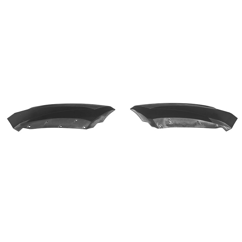 2008-2013 BMW E82 E88 M Sport Carbon Fiber Print Front Lip Splitters