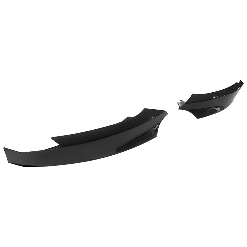 2008-2013 BMW E82 E88 M Sport Gloss Black Front Bumper Lip Splitters