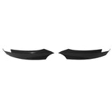 2008-2013 BMW E82 E88 M Sport Gloss Black Front Bumper Lip Splitters