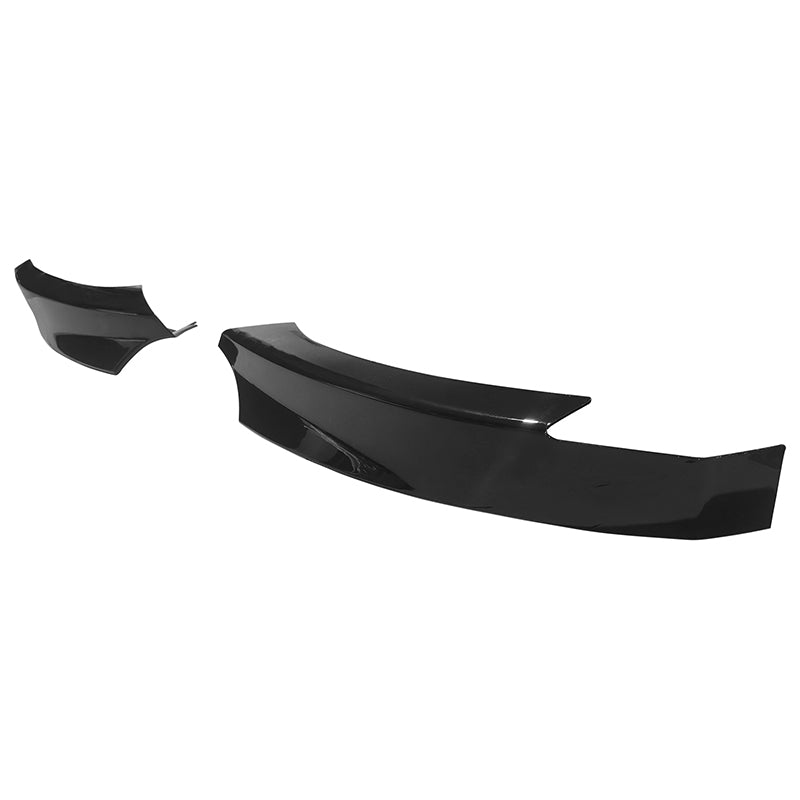 2008-2013 BMW E82 E88 M Sport Gloss Black Front Bumper Lip Splitters
