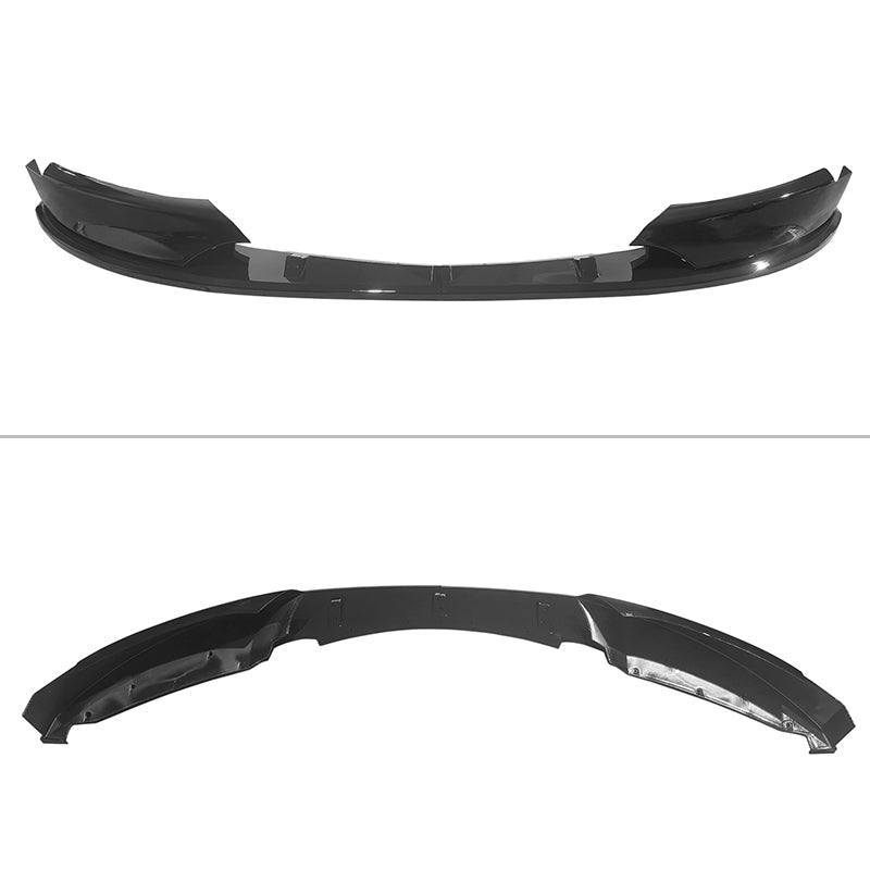 2008-2013 BMW E82 E88 1-Series M-Tech Gloss Black Front Bumper Lip 4PC