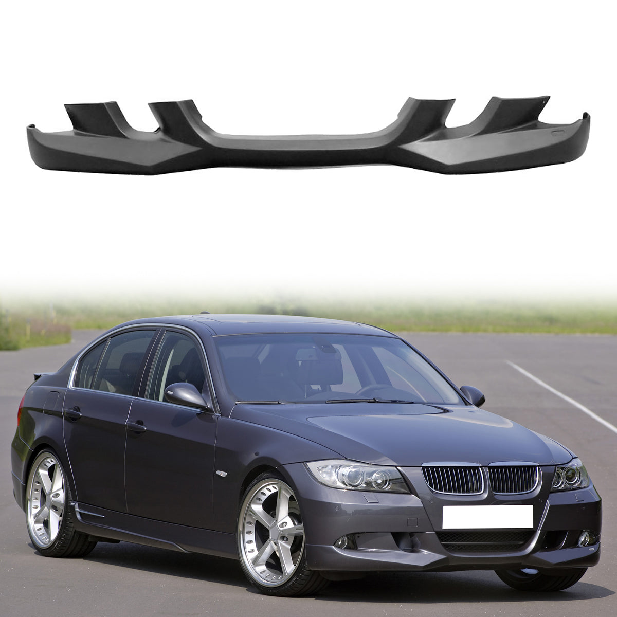 2006-2008 BMW E90 3 Series Sedan AC Style Unpainted Front Bumper Lip