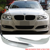 2009-2012 BMW E90 3 Series 328i 335i Front Bumper Lip PP 2PC