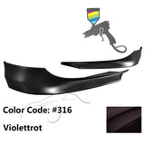 2009-2012 BMW E90 3 Series 328i 335i Front Bumper Lip PP 2PC
