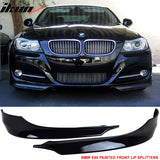 2009-2012 BMW E90 3 Series 328i 335i Front Bumper Lip PP 2PC