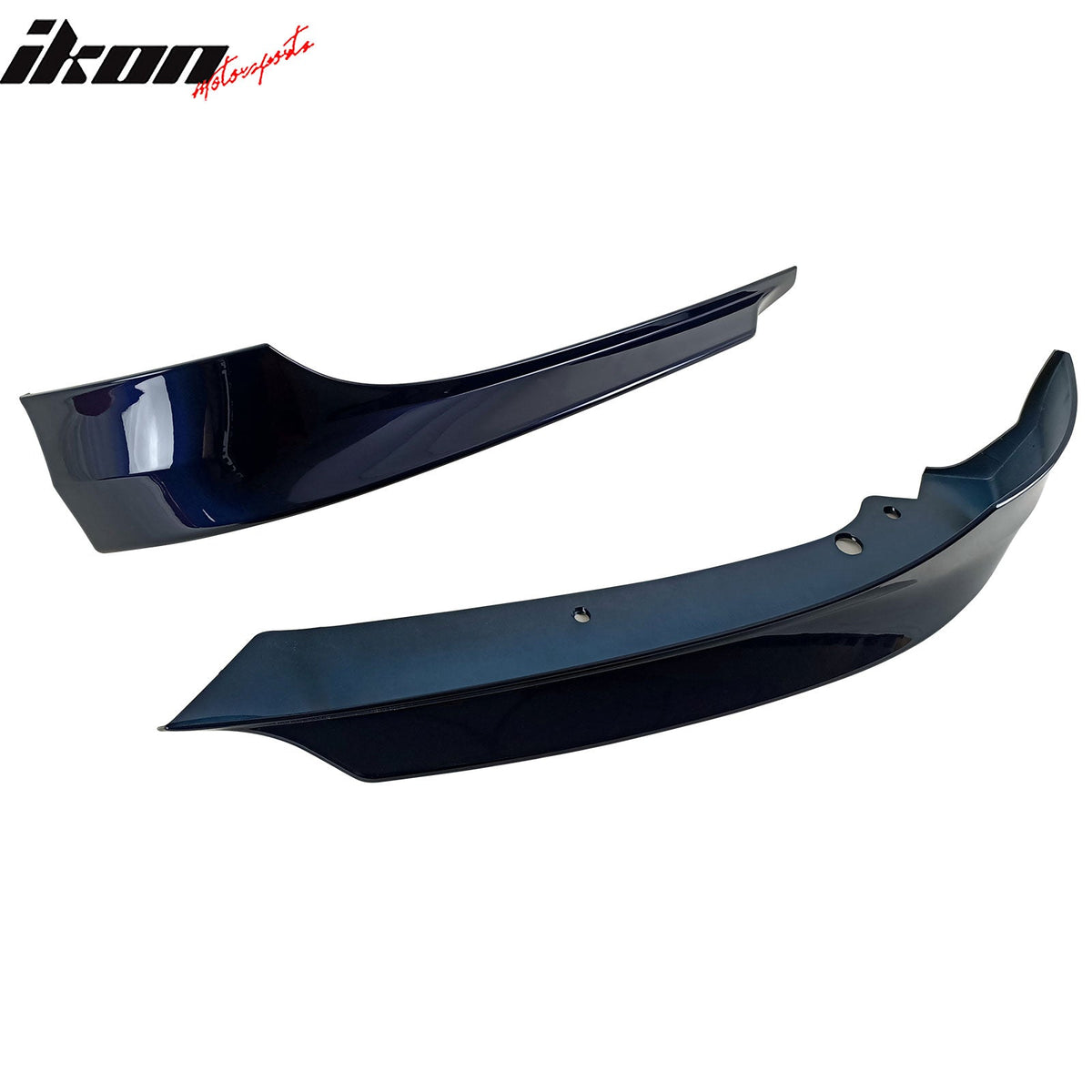 2009-2011 BMW E90 LCI Painted #A35 Monaco Blue Metallic Front Splitter