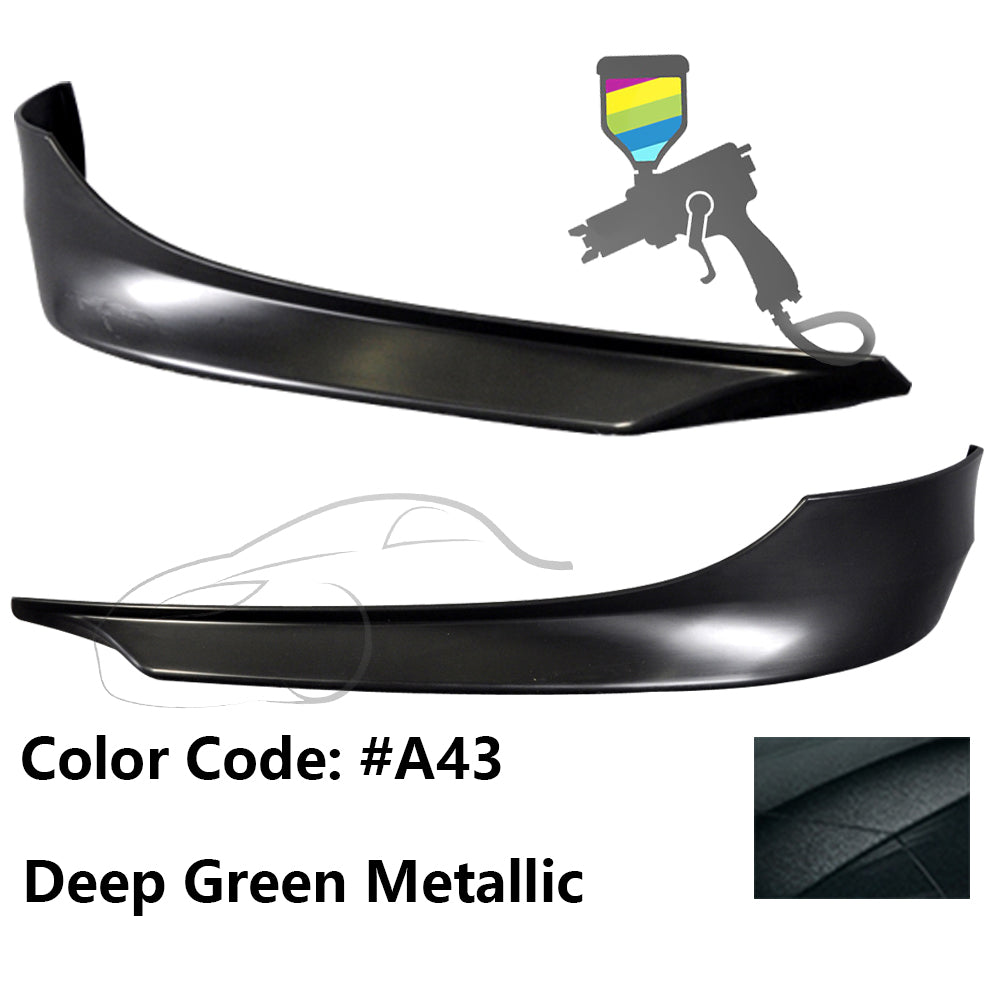 2009-2011 BMW E90 LCI Painted #A43 Deep Green Metallic Front Lip Splitter