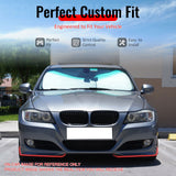 2009-2011 BMW E90 LCI Painted #A51 Montego Blue Metallic Front Lip Splitter PP