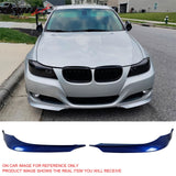 2009-2011 BMW E90 LCI Painted #A51 Montego Blue Metallic Front Lip Splitter PP