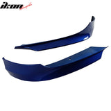 2009-2011 BMW E90 LCI Painted #A51 Montego Blue Metallic Front Lip Splitter PP
